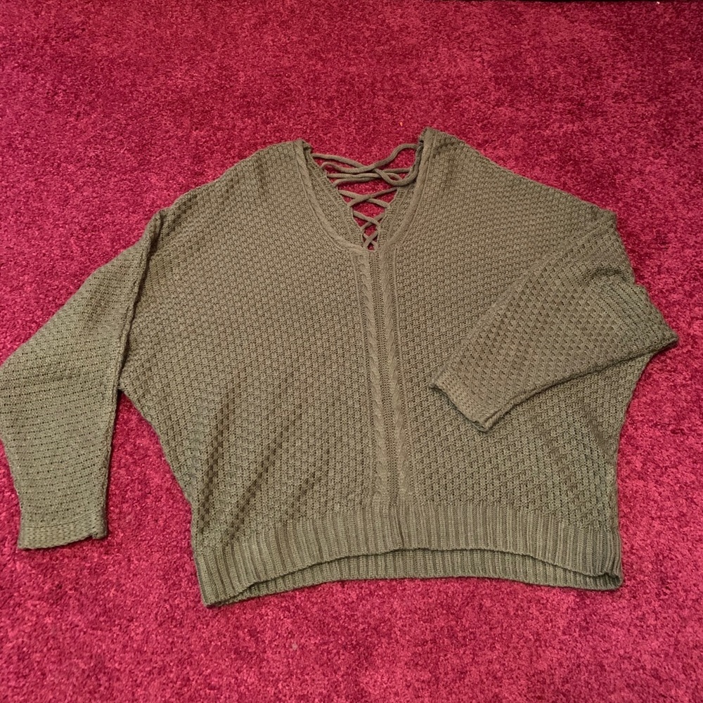 Green sweater